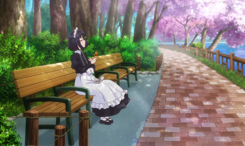 Трейлер аниме-сериала «Maid-san wa Taberu dake»